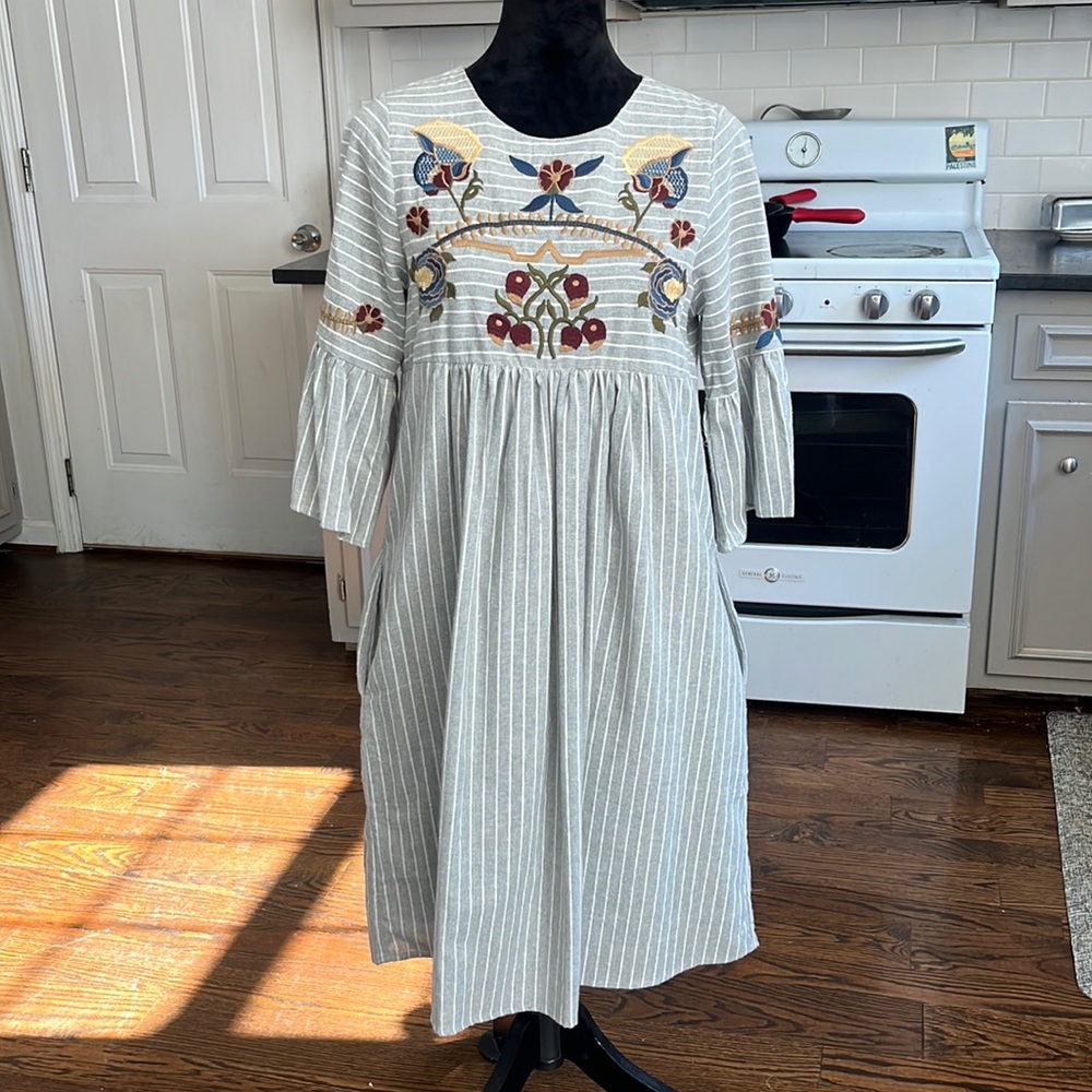 Orange Creek Modest Boho Dress Size Small
